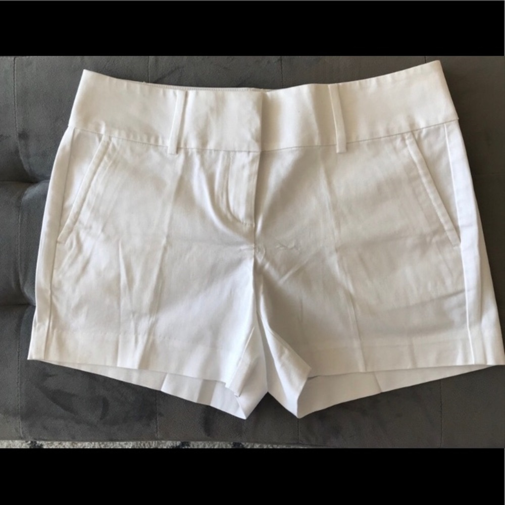Loft | White Bermuda Shorts